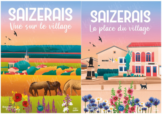 Illustrations néo-vintage – L&rsquo;artiste Kiki