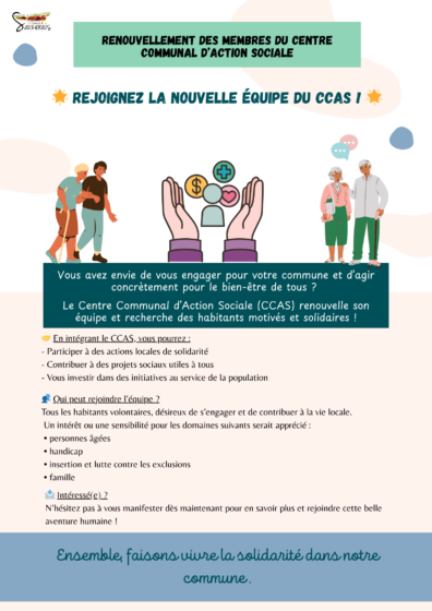 🤝 Le CCAS de Saizerais recrute ! 🤝
