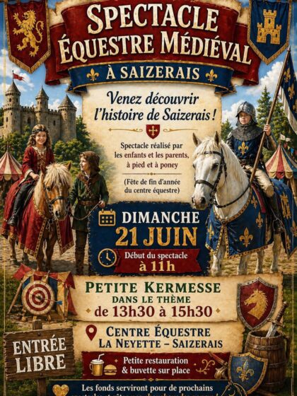 🐴🏰 Spectacle équestre médiéval à Saizerais ! 🏰🐴