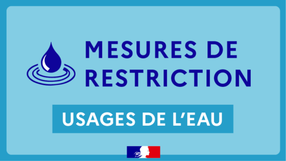 ☀️ 💧 ​ ALERTE RENFORCEE – Restriction eau